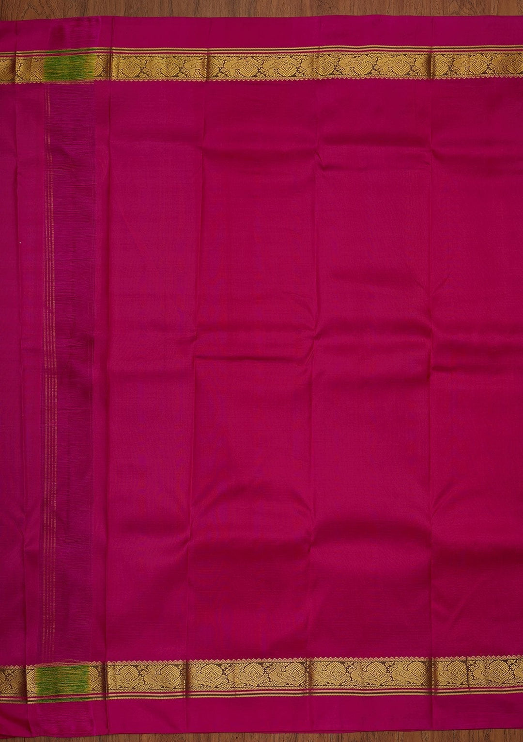 Onion Pink Zariwork Pure Silk Designer Saree - koskii