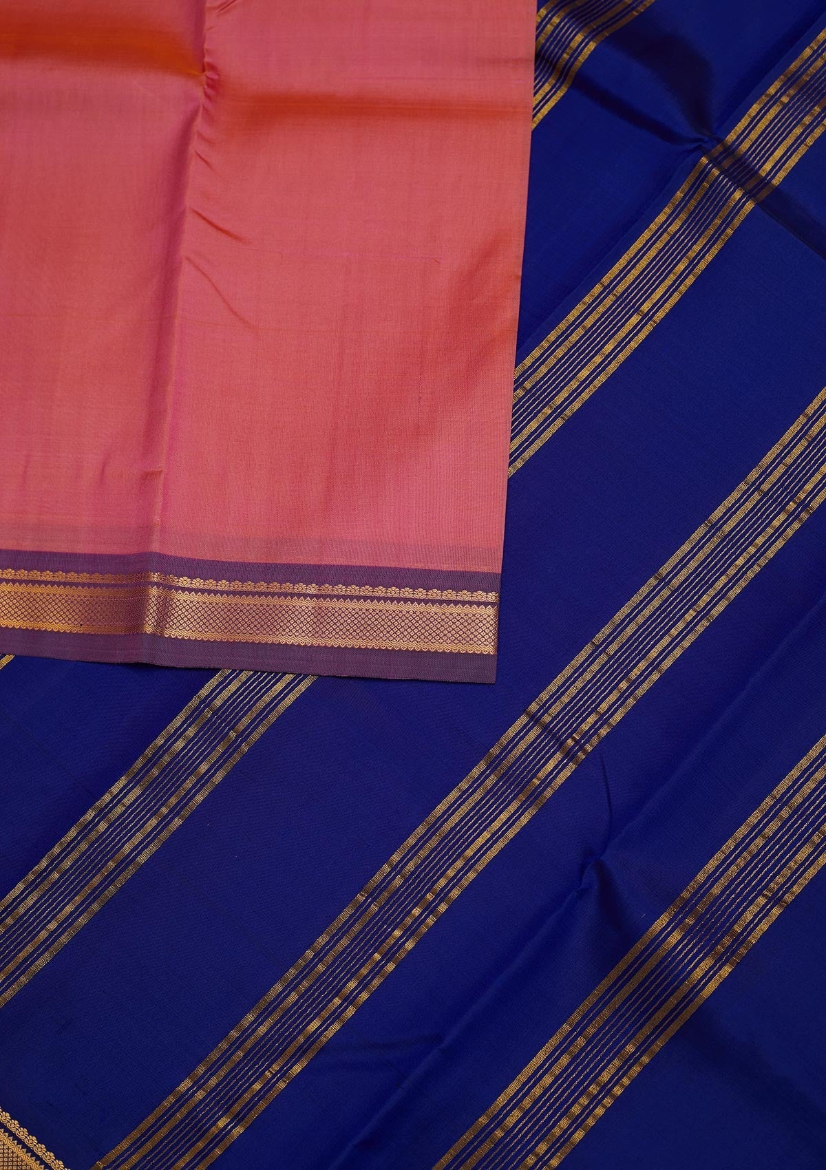 Onion Pink Zariwork Pure Silk Designer Saree - Koskii