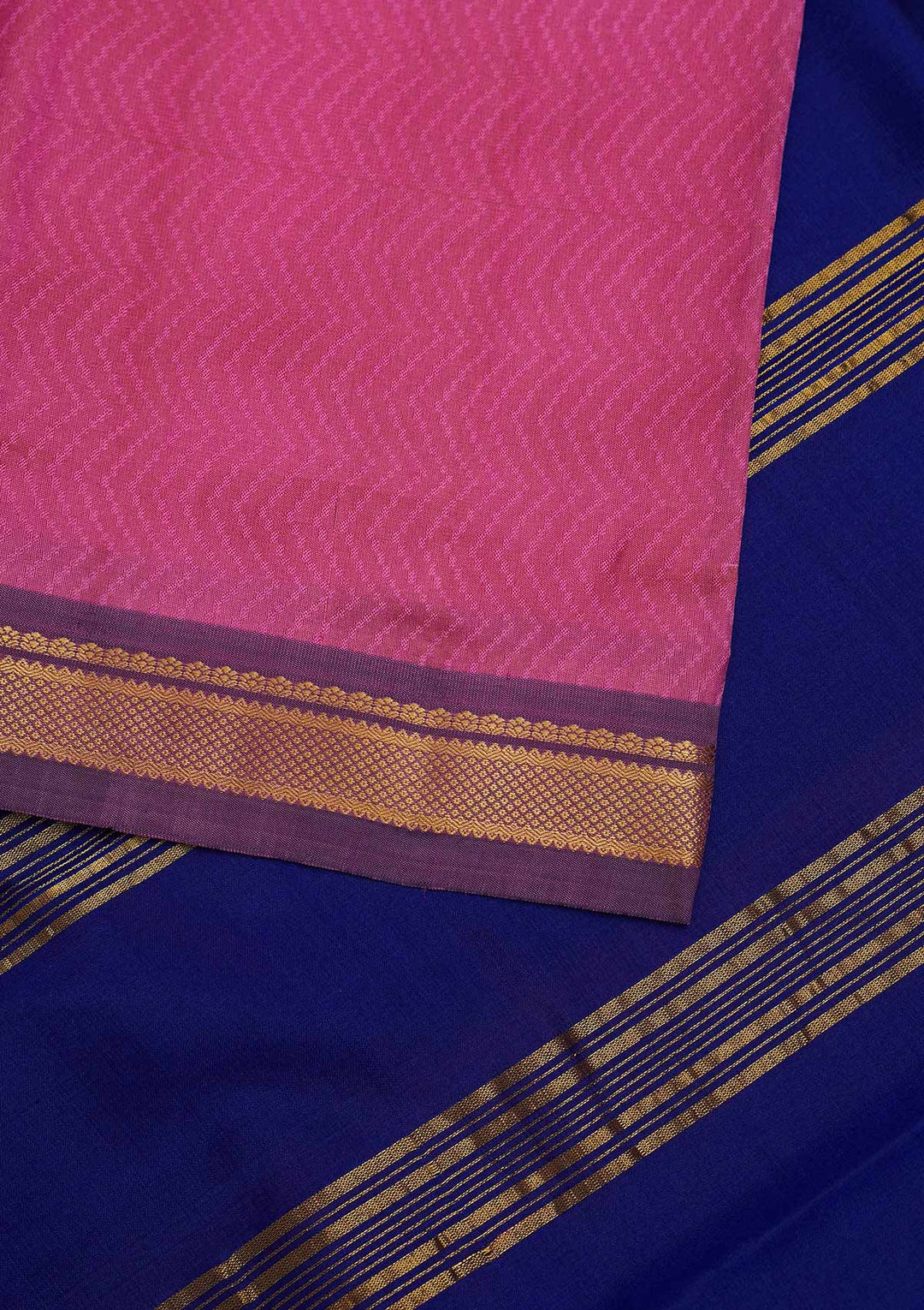 Onion Pink Zariwork Pure Silk Designer Saree - Koskii