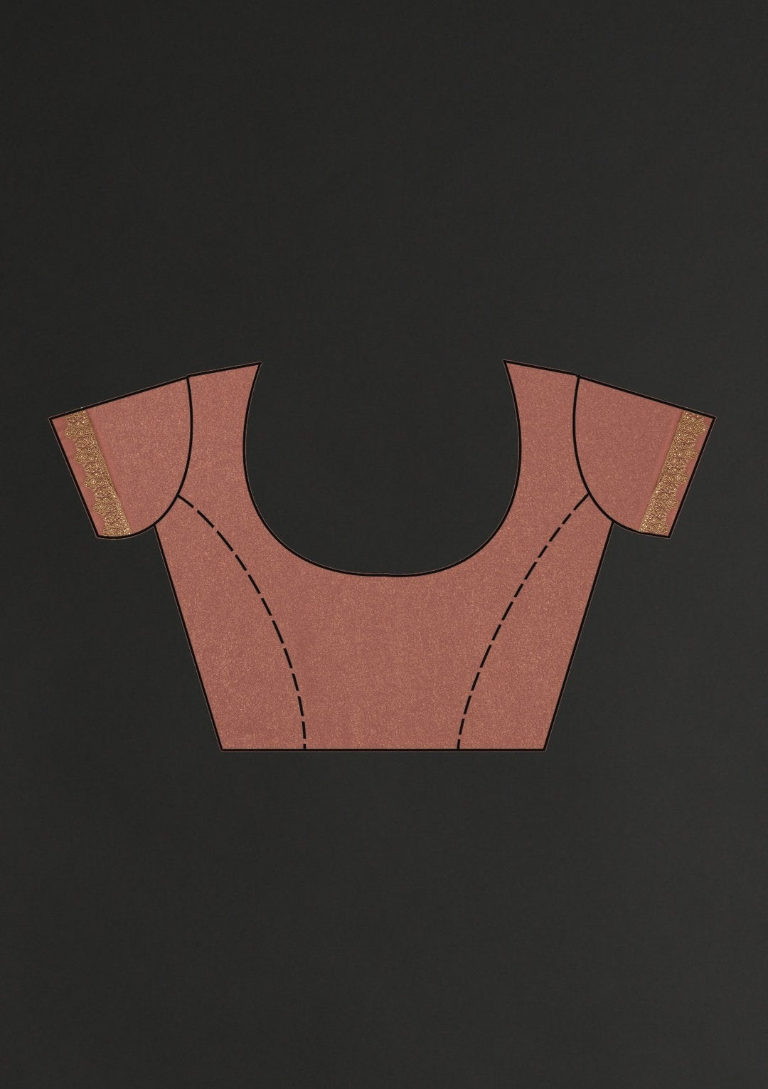 Onion Pink Zariwork Shimmer Designer Saree - koskii