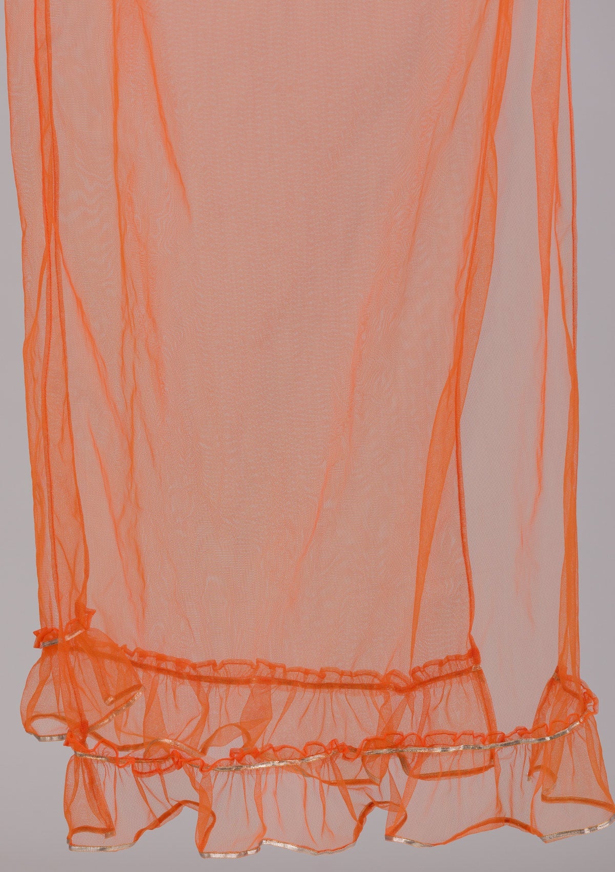 Orange Sequins Georgette Designer Salwar Suit-Koskii