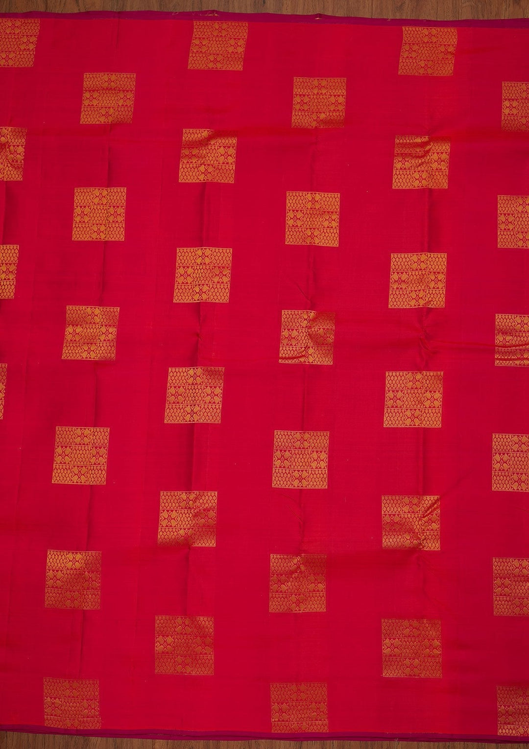 Orange Zariwork Pure Silk Designer Saree - koskii