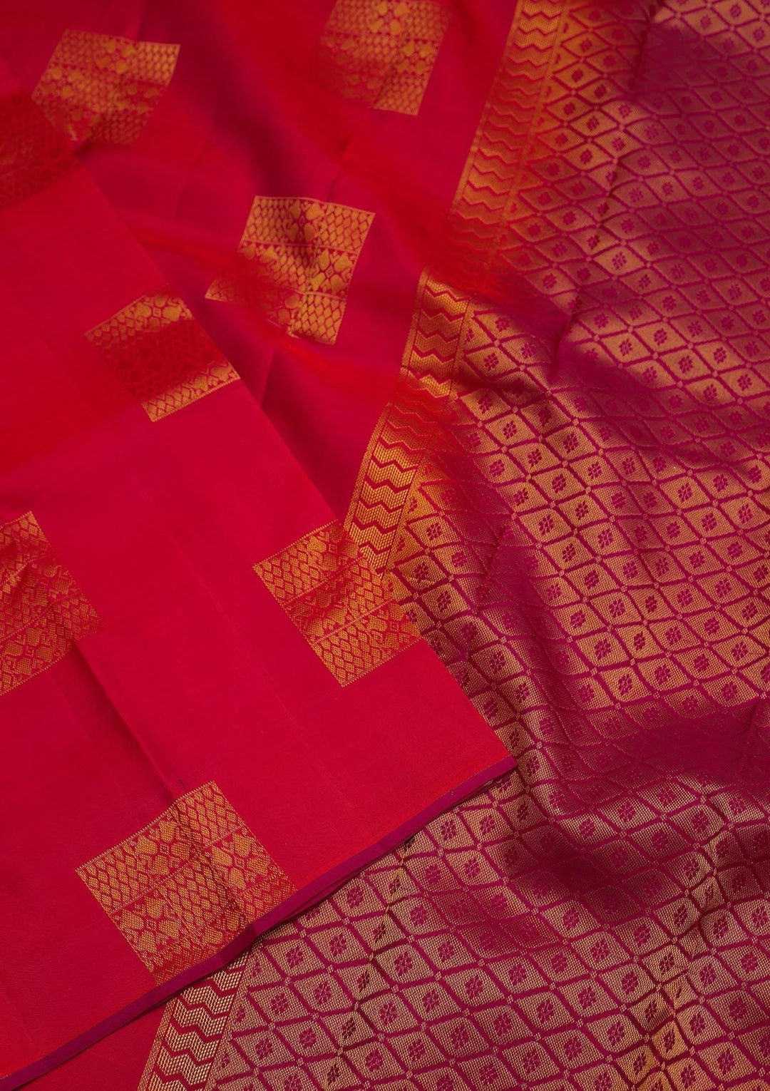 Orange Zariwork Pure Silk Designer Saree - koskii