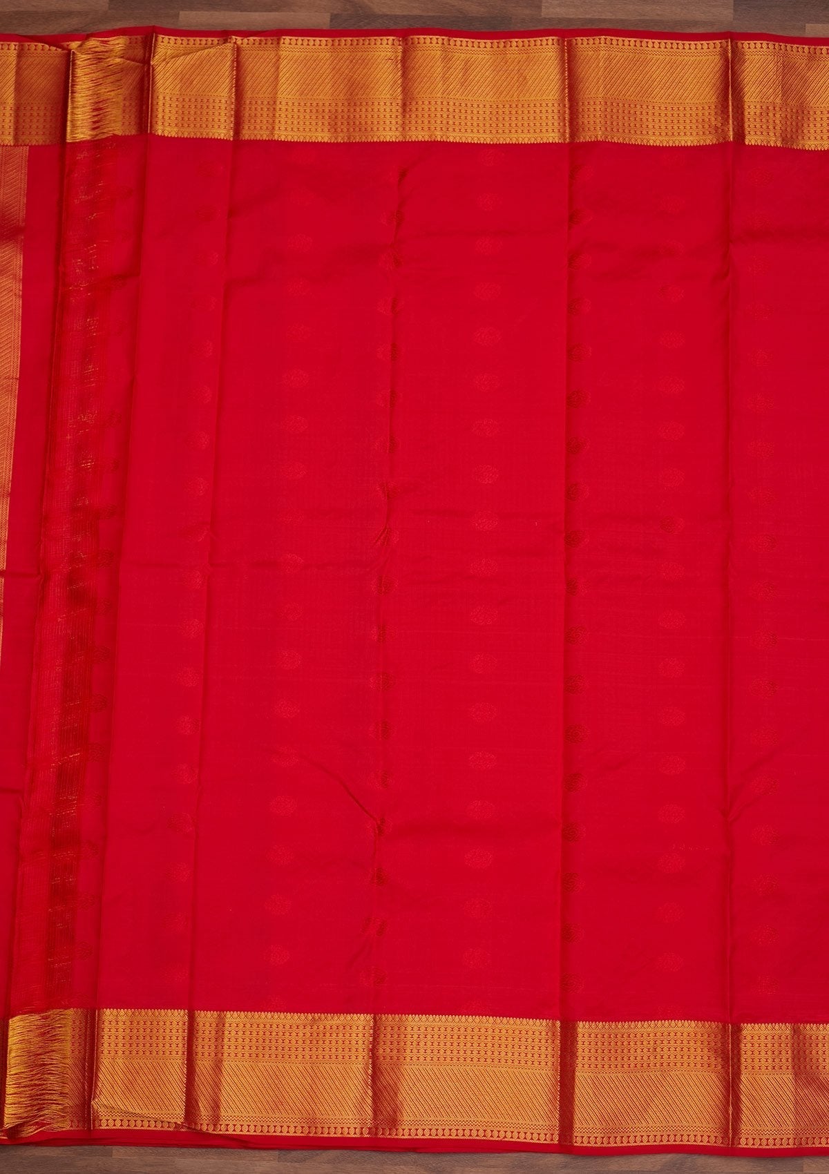 Orange Zariwork Pure Silk Designer Saree - Koskii