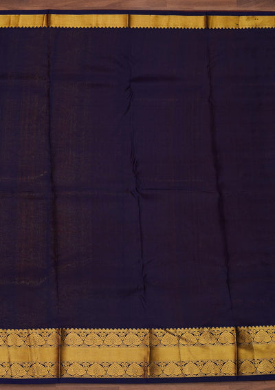 Orange Zariwork Pure Silk Designer Saree - Koskii