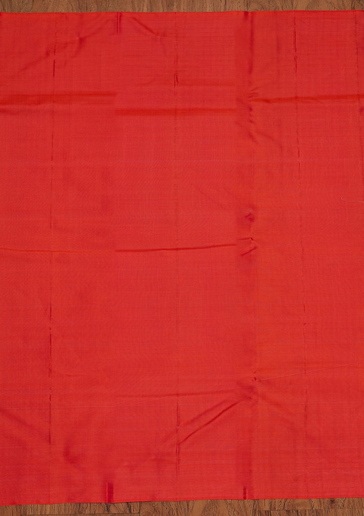 Parrot Green Zariwork Pure Silk Designer Saree - koskii