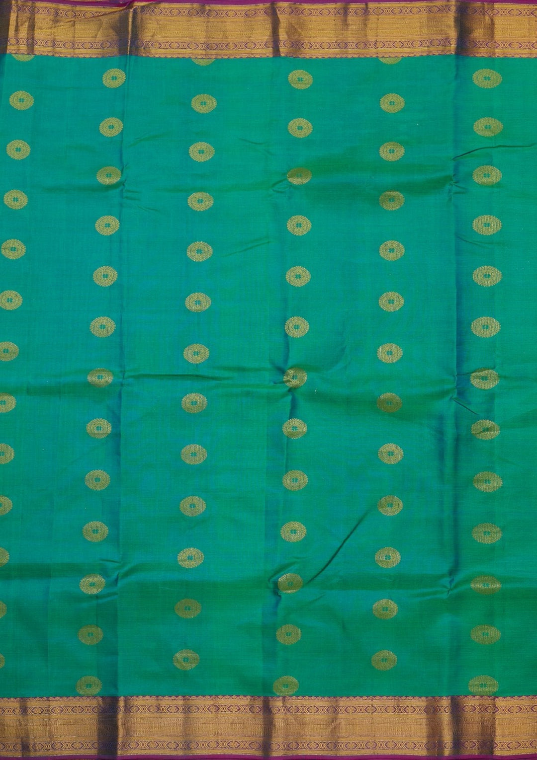 Parrot Green Zariwork Pure Silk Designer Saree - koskii