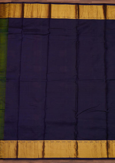 Parrot Green Zariwork Pure Silk Designer Saree - Koskii