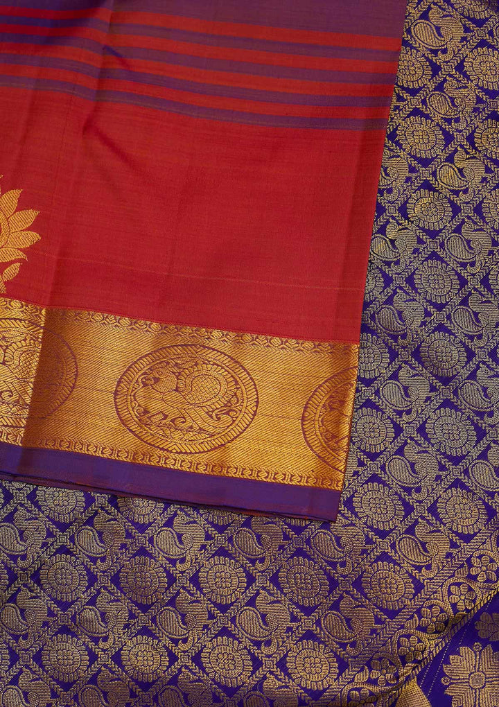 Parrot Green Zariwork Pure Silk Designer Saree - Koskii