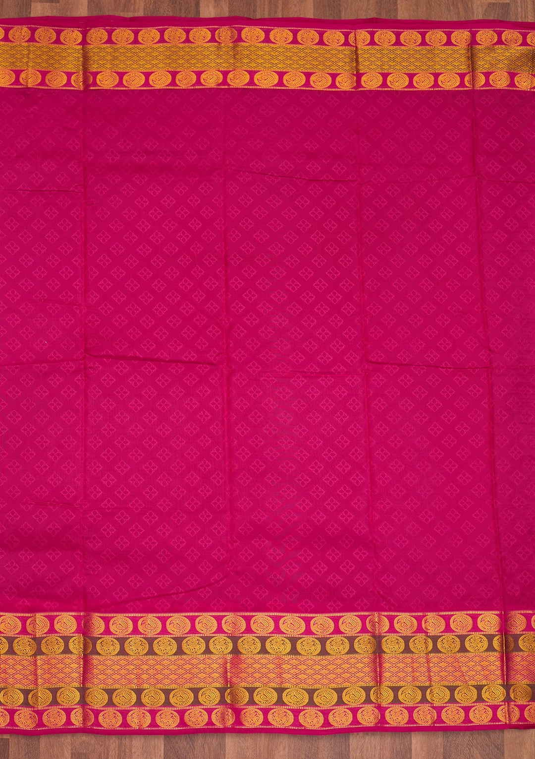 Parrot Green Zariwork Pure Silk Saree - Koskii