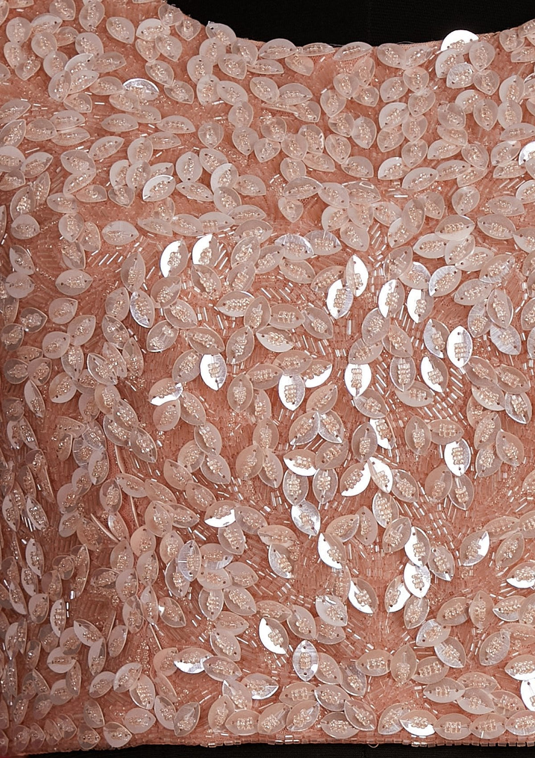 Peach Cutdana Net Designer Lehenga - Koskii