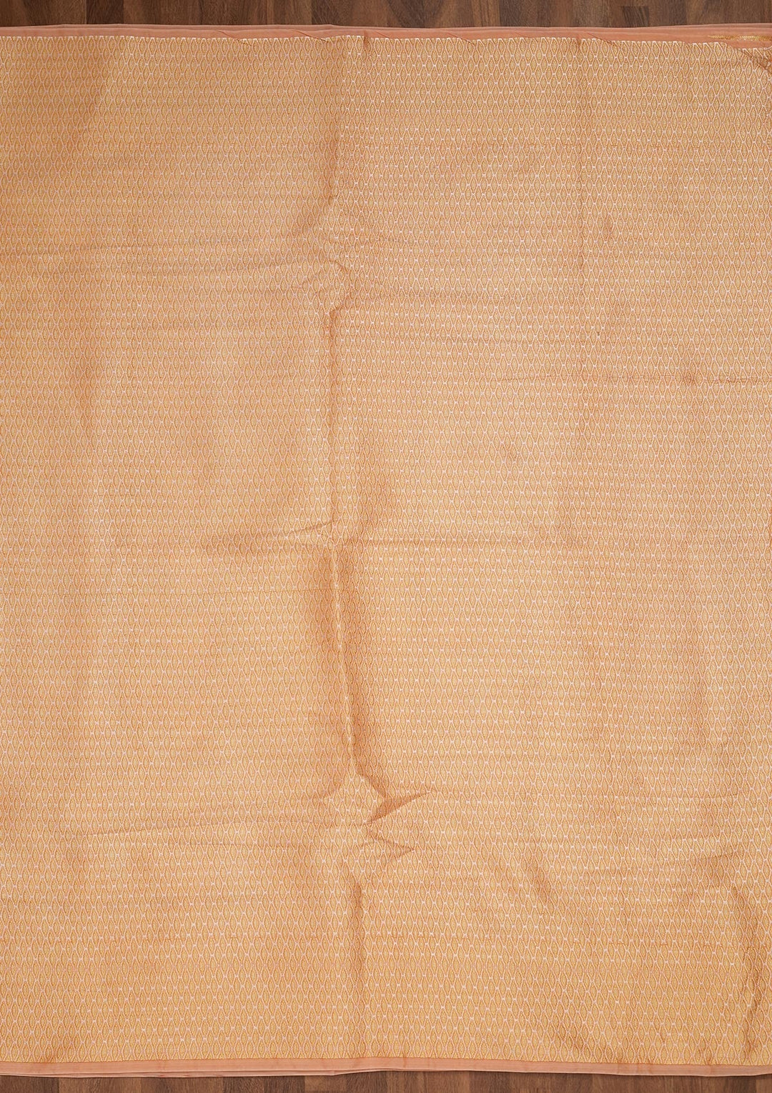 Peach Sequins Chanderi Saree-Koskii