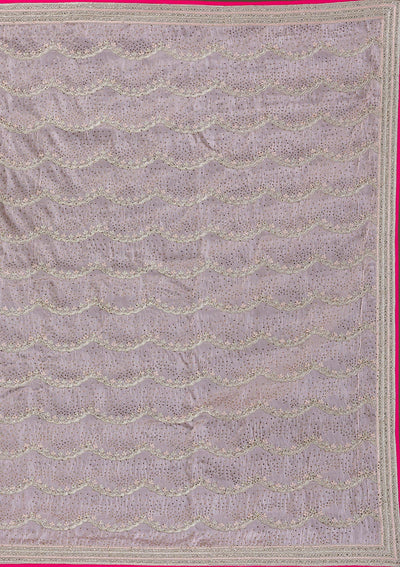 Peach Stonework Tissue Saree-Koskii