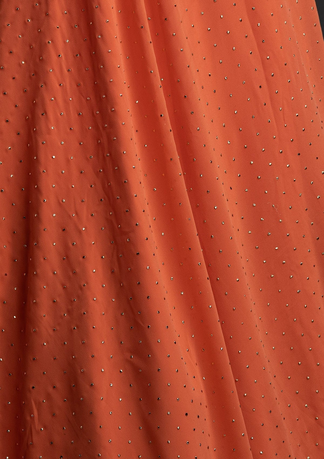 Peach Badla Georgette Designer Skirt - koskii