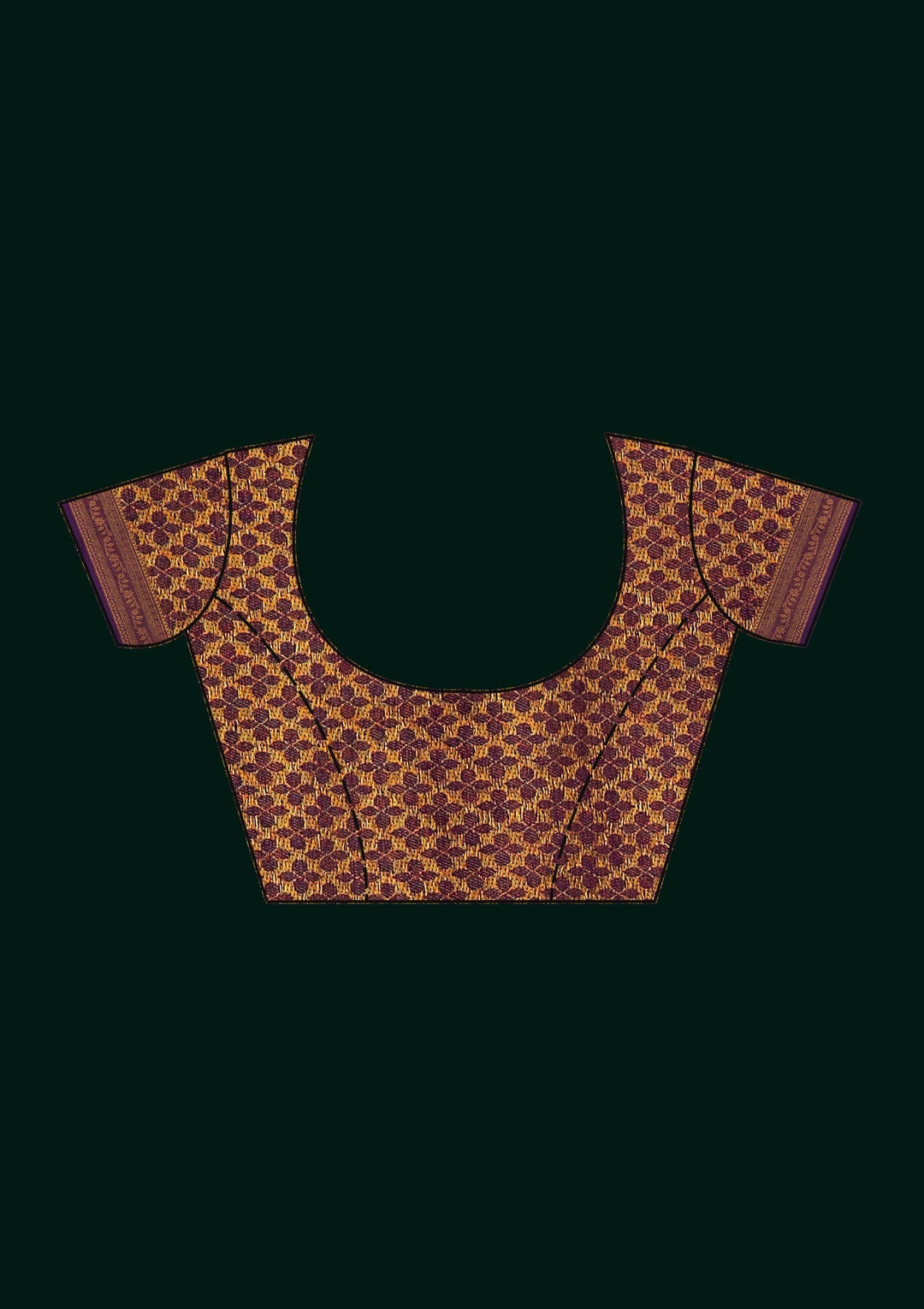 Peach Zariwork Art Silk Designer Saree - Koskii