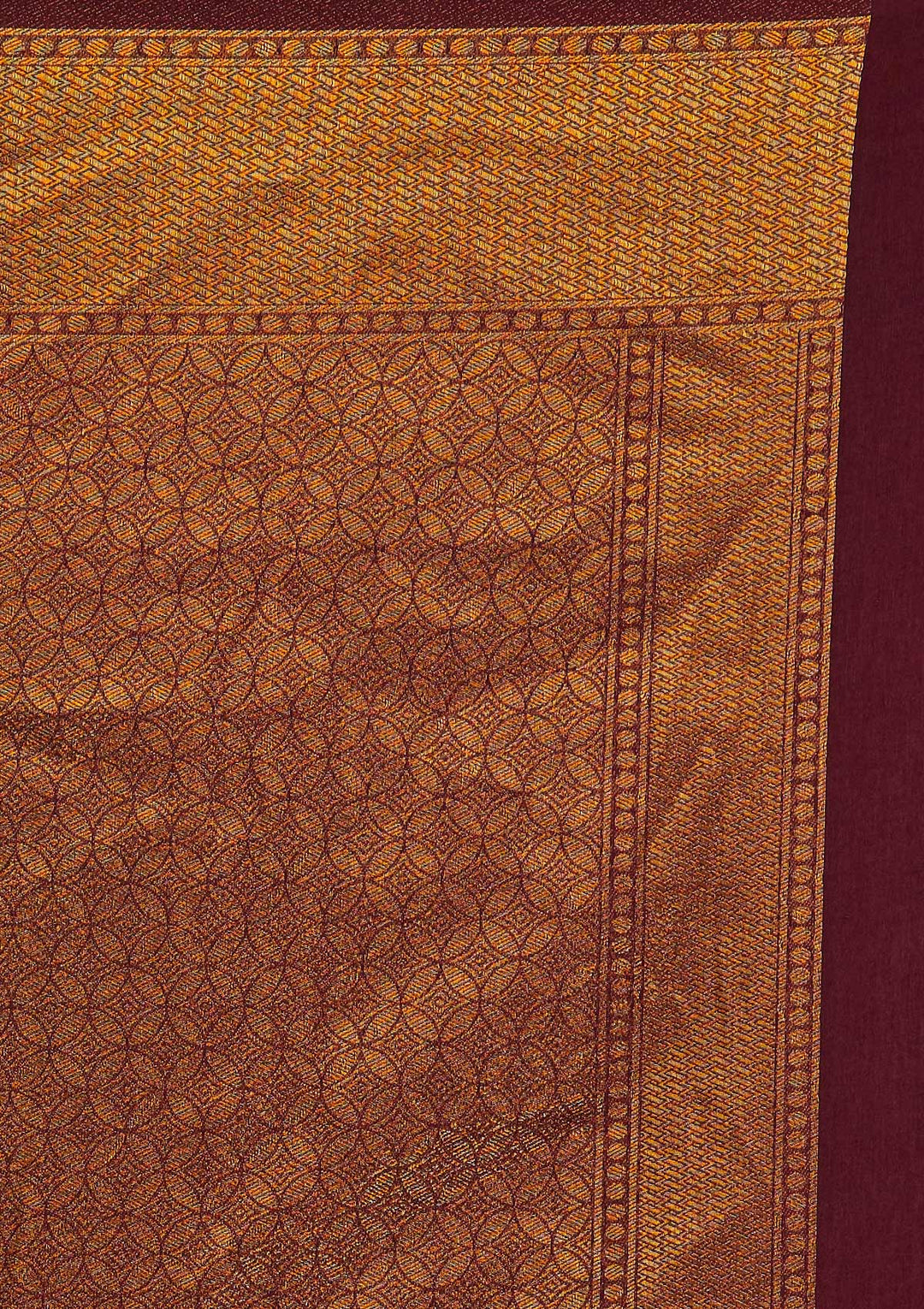 Peach Zariwork Art Silk Designer Saree - Koskii