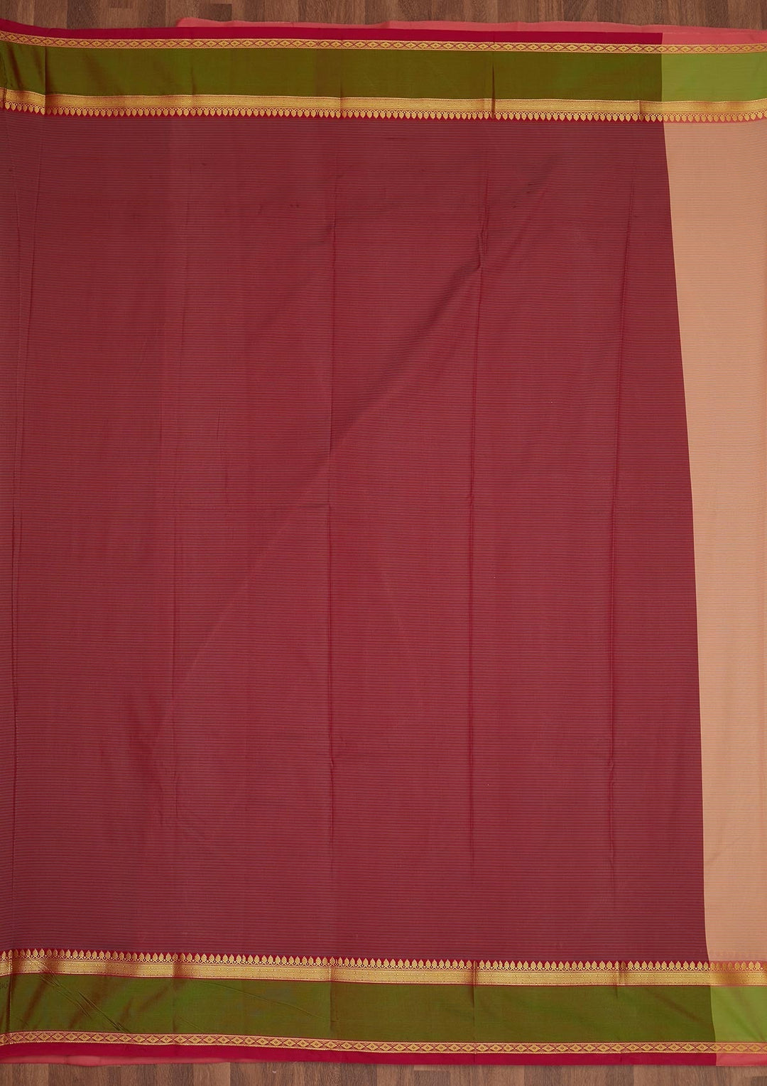 Peach Zariwork Art Silk Saree - Koskii
