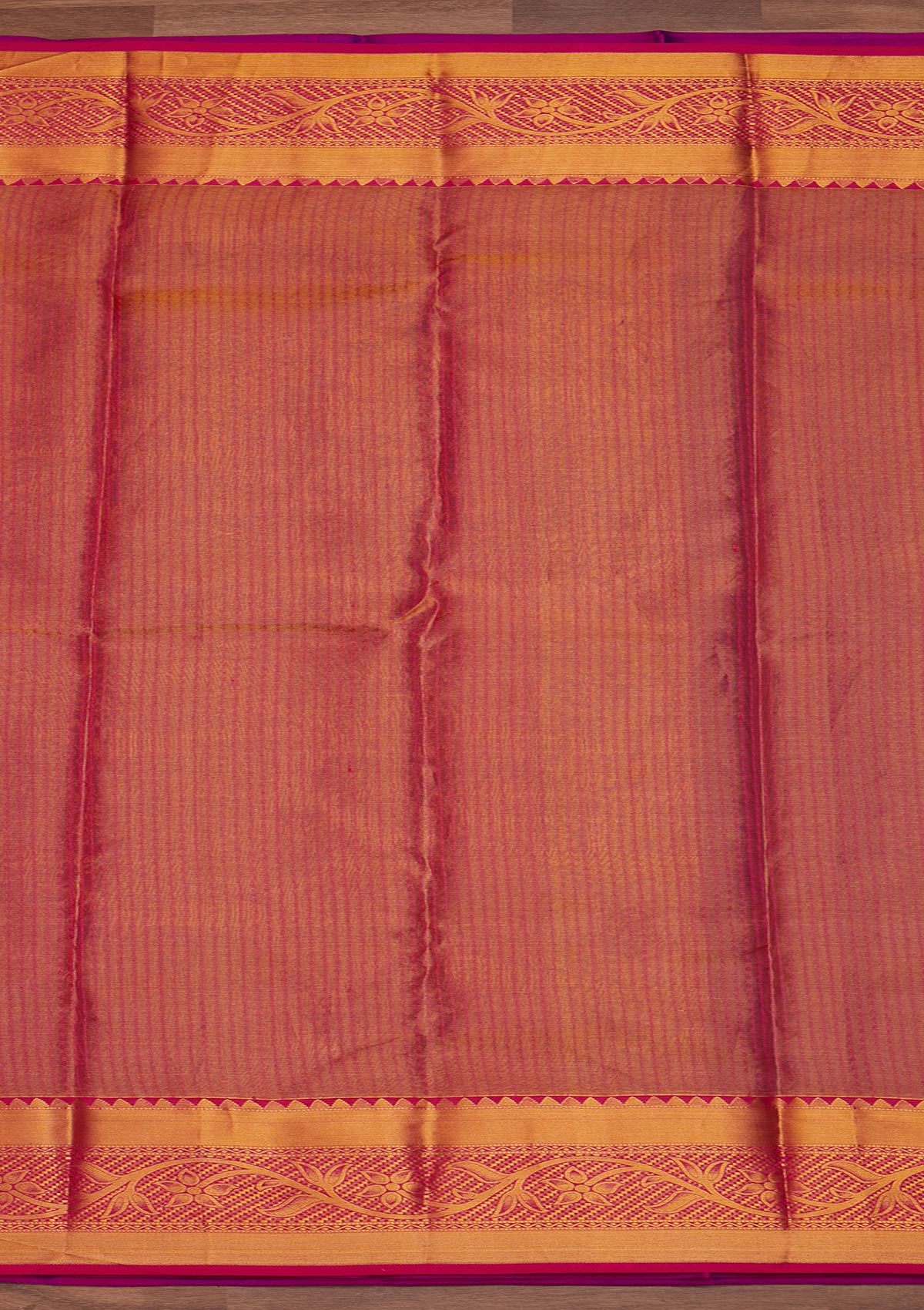 Peach Zariwork Pure Silk Designer Saree - Koskii