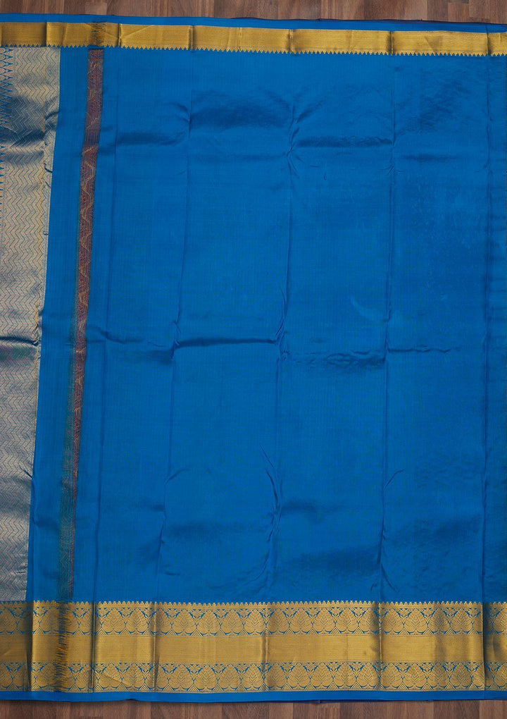 Peach Zariwork Pure Silk Saree-Koskii
