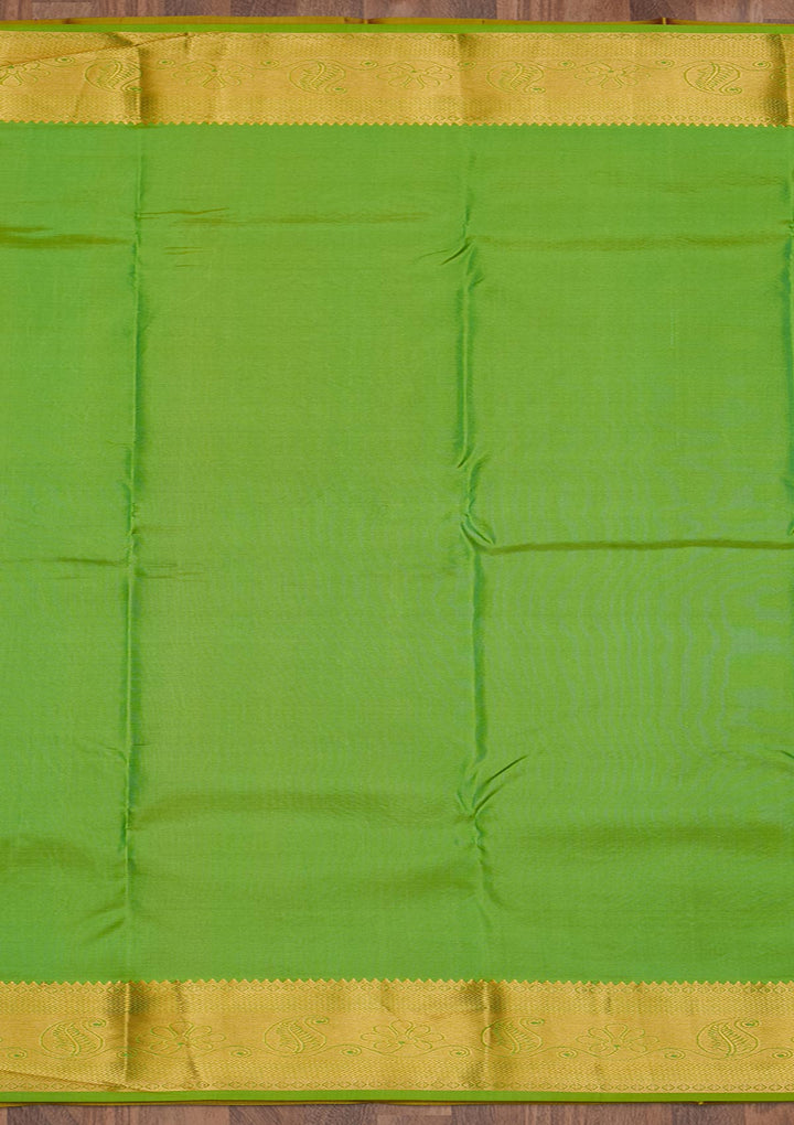 Peach Zariwork Pure Silk Saree-Koskii