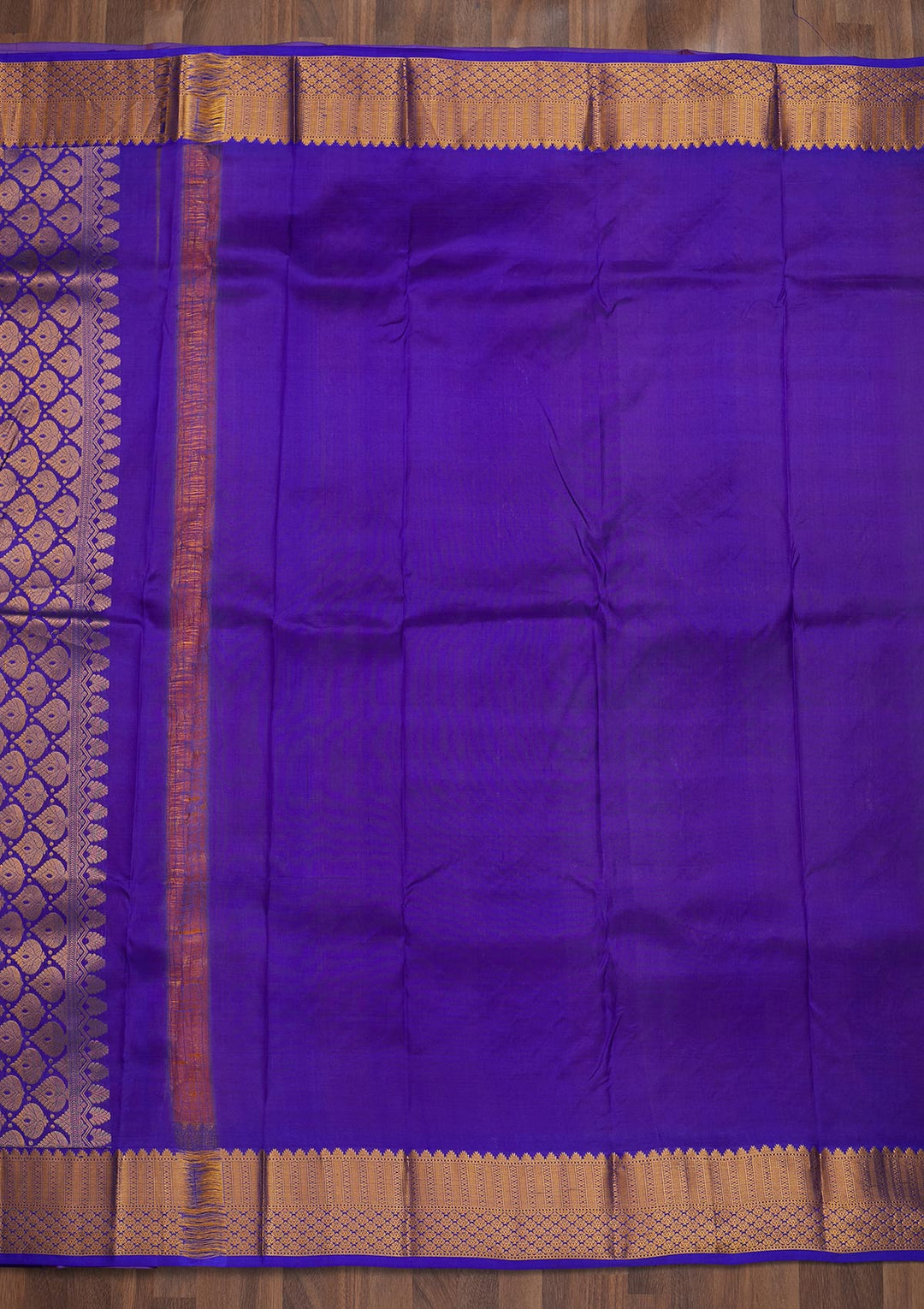 Peach Zariwork Pure Silk Saree-Koskii