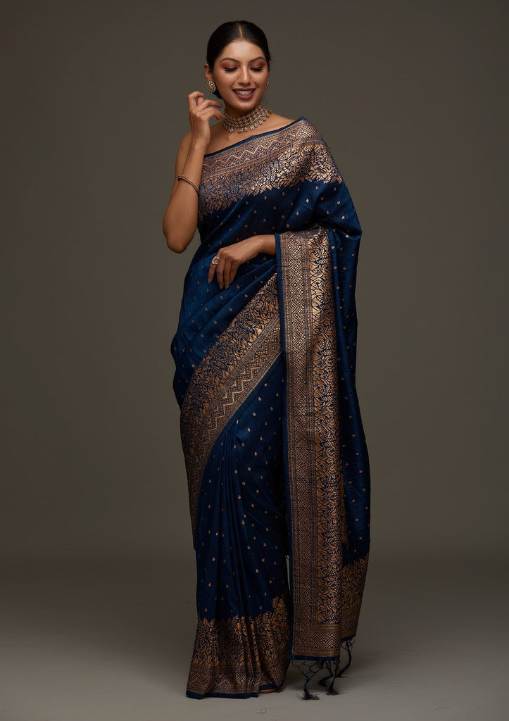 Peacock blue bridal saree outlet