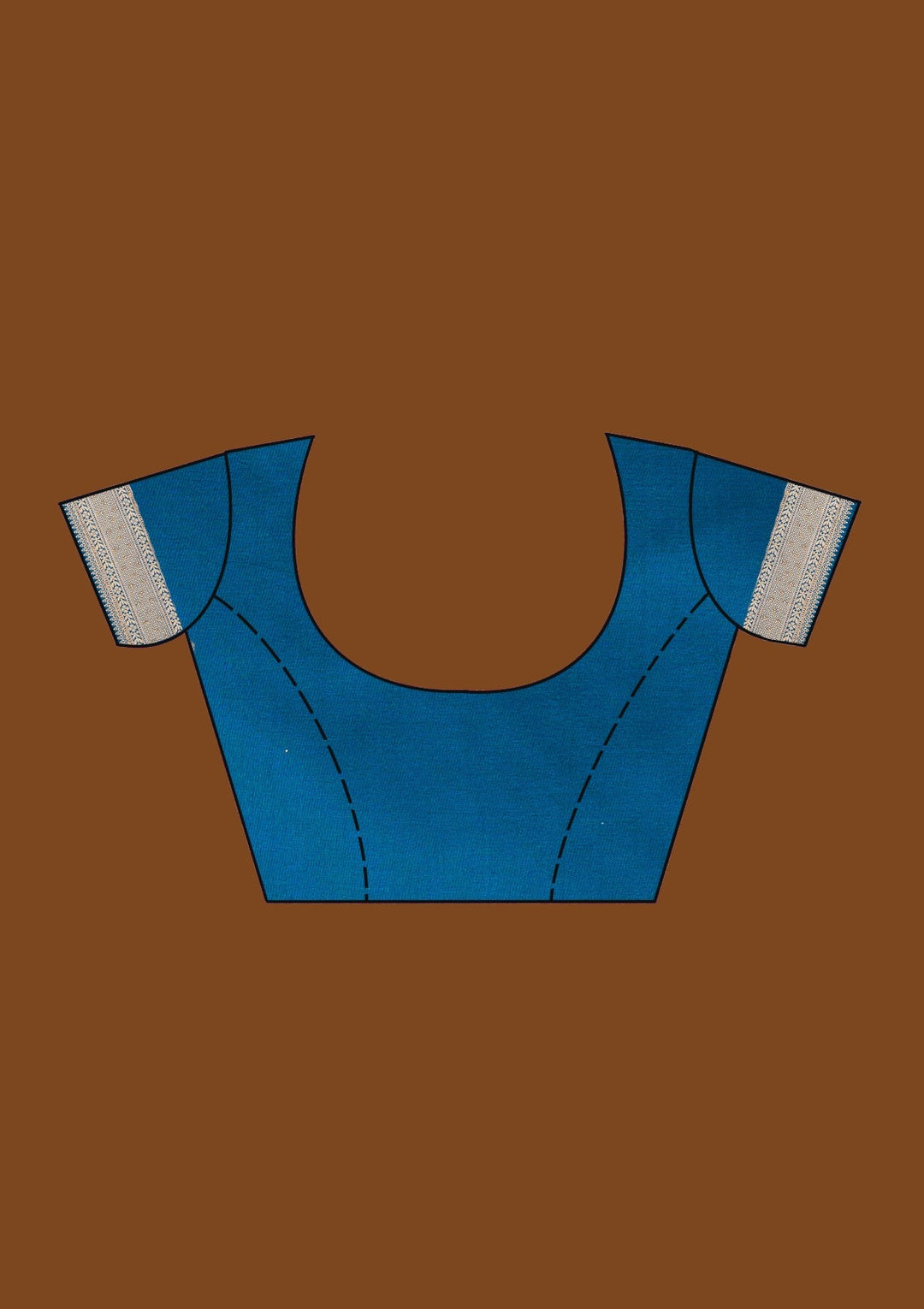 Peacock Blue Zariwork Banarasi Designer Saree - Koskii