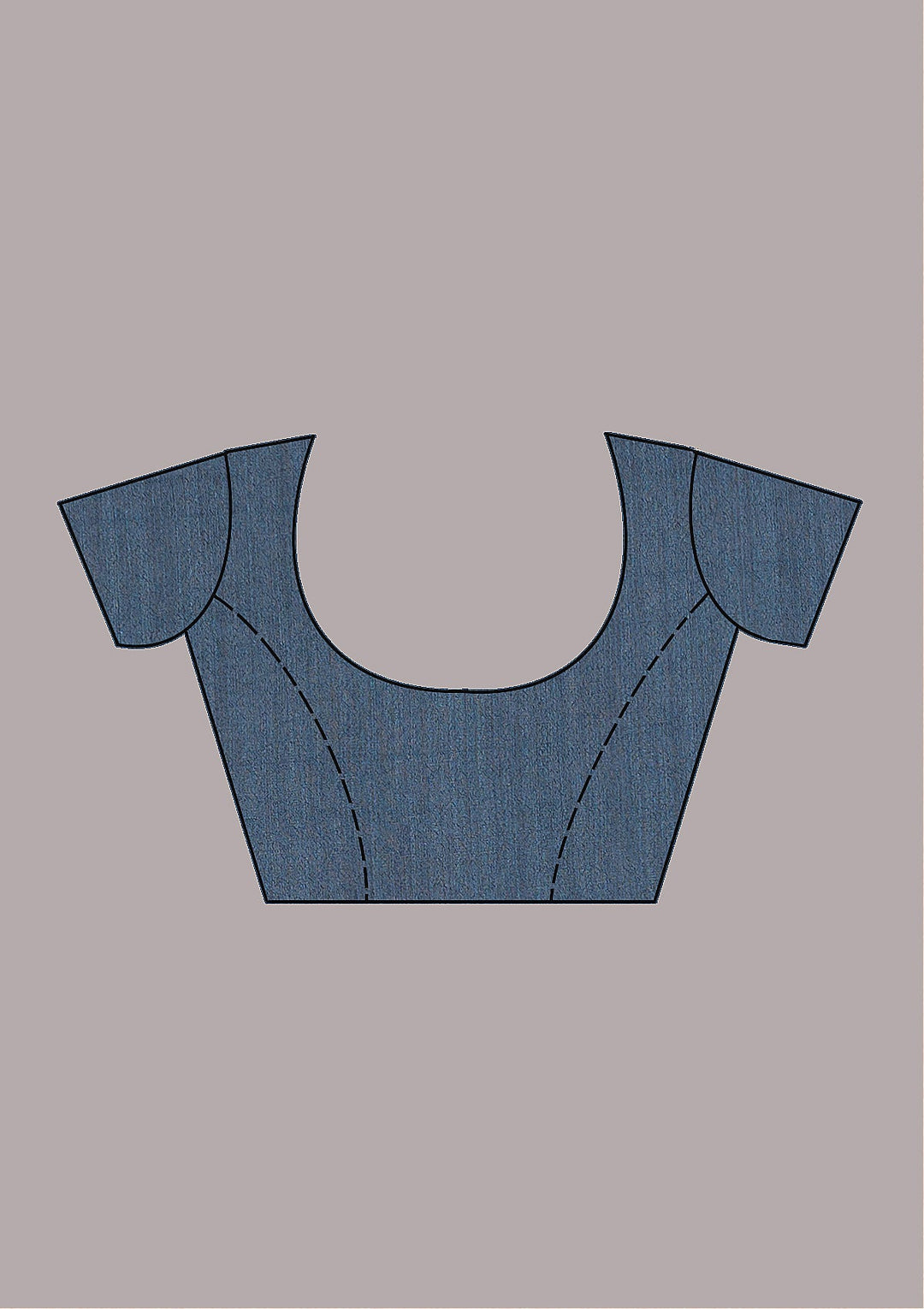 Peacock Blue Zariwork Raw Silk Saree-Koskii