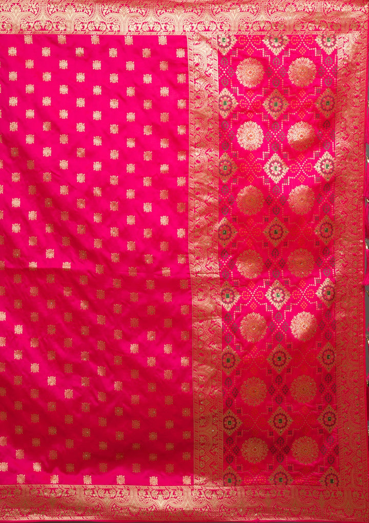 Peacock Green Zariwork Banarasi Lehenga-koskii