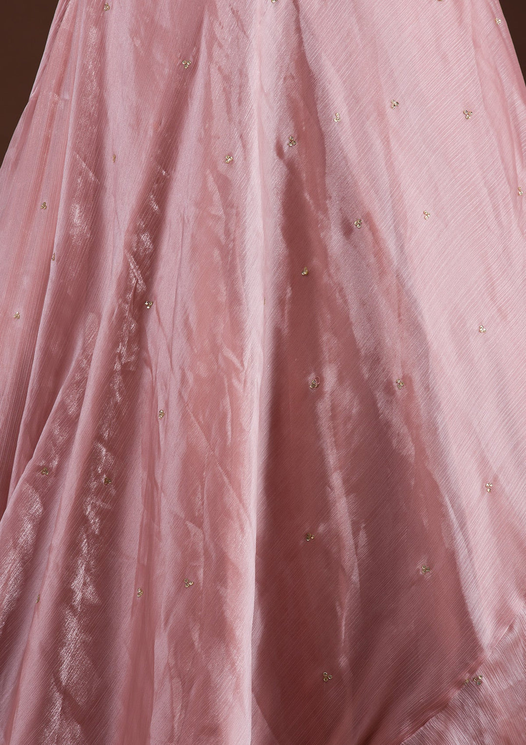 Pink Cutdana Shimmer Designer Gown-Koskii