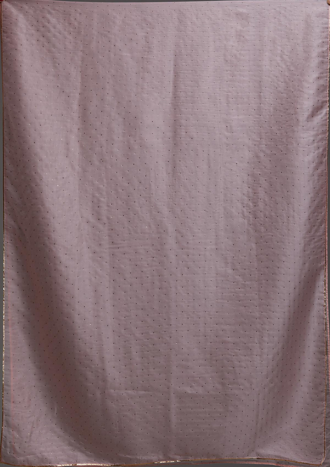 Pink Stonework Semi Crepe Designer Salwar Suit-Koskii