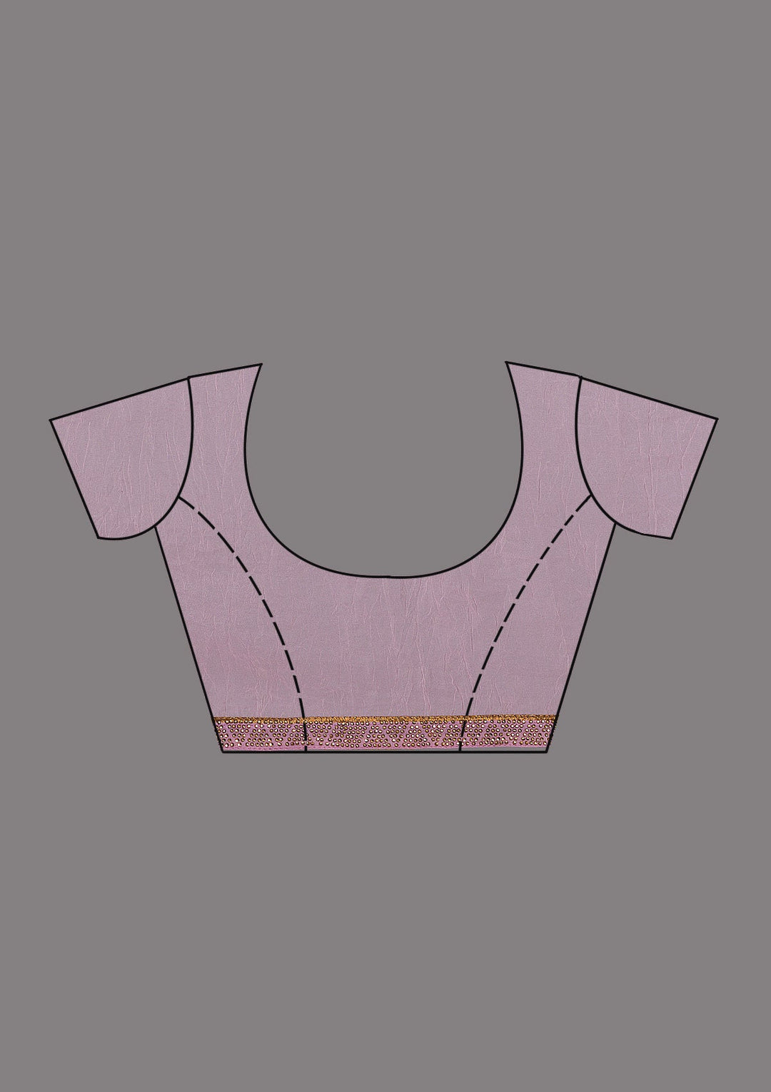 Pink Threadwork Georgette Saree-Koskii