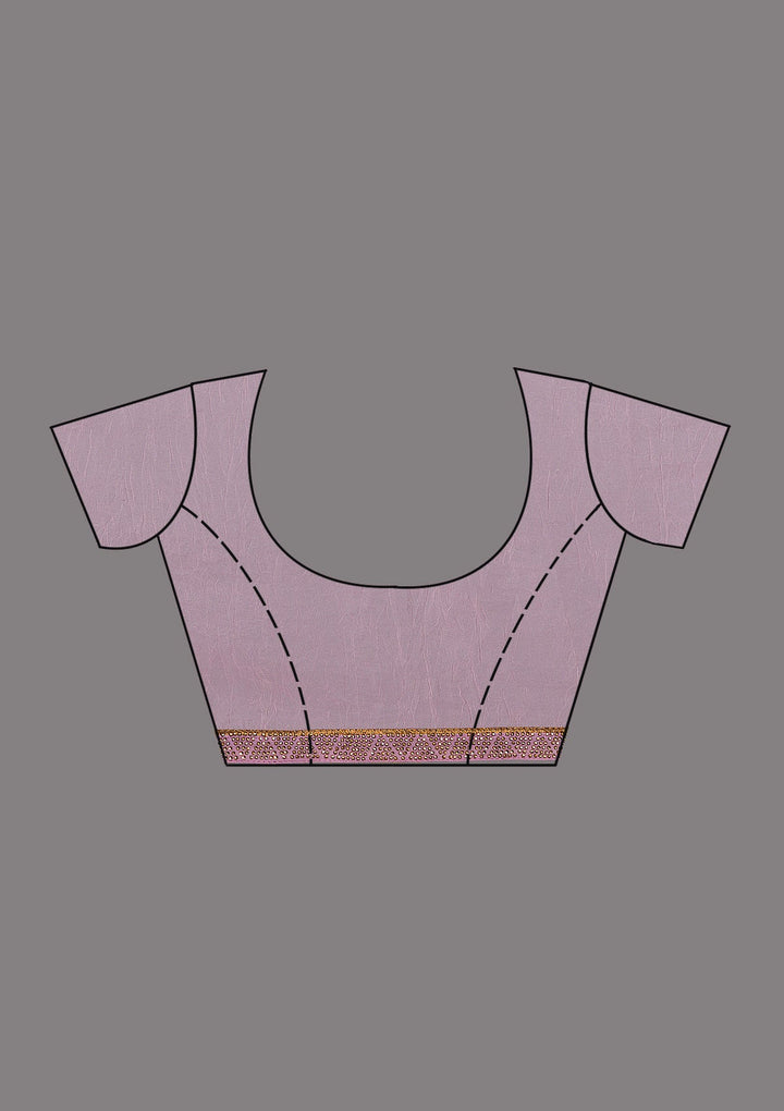 Pink Threadwork Georgette Saree-Koskii