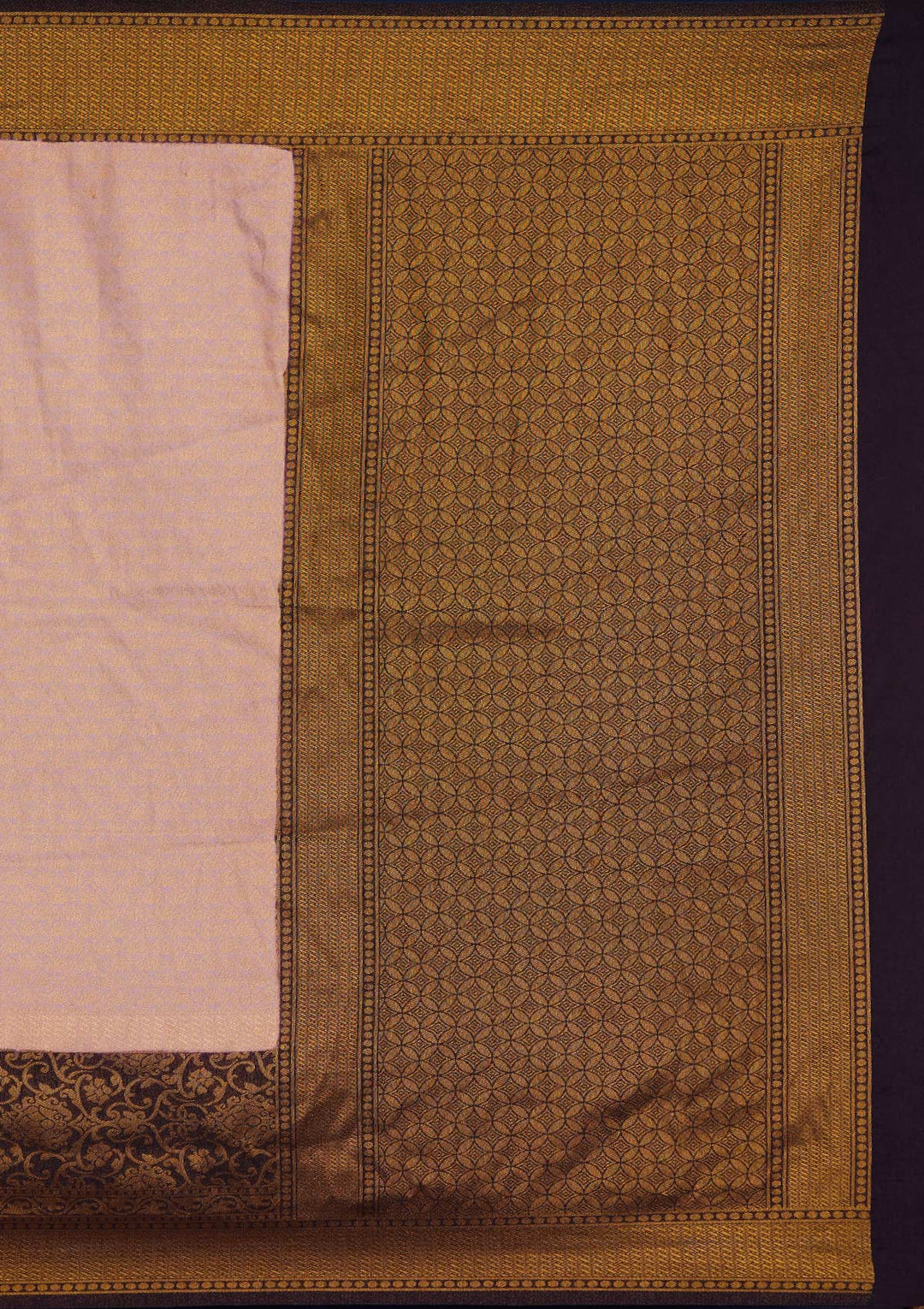 Pink Zariwork Art Silk Designer Saree - Koskii