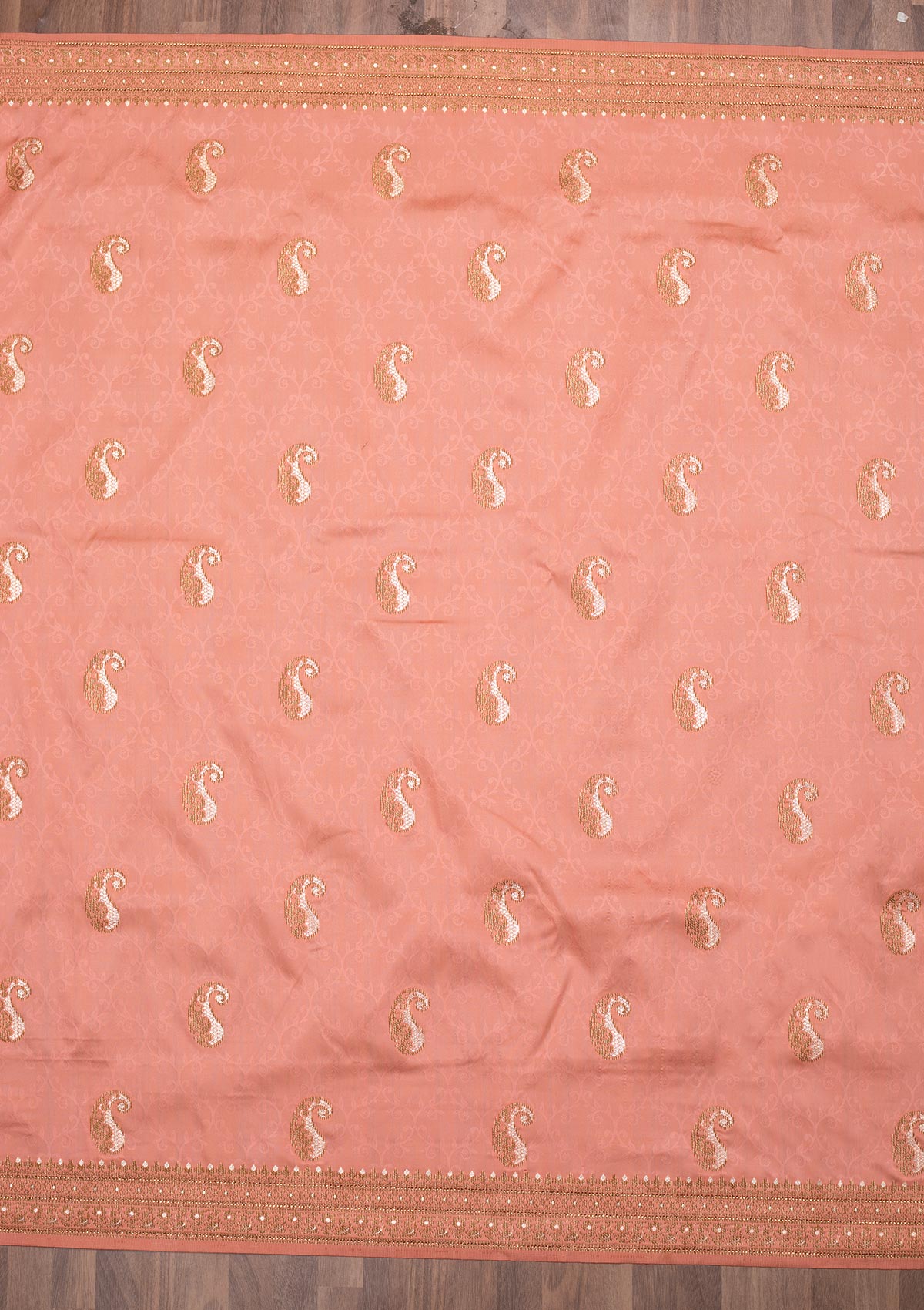 Pink Zariwork Art Silk Saree-Koskii