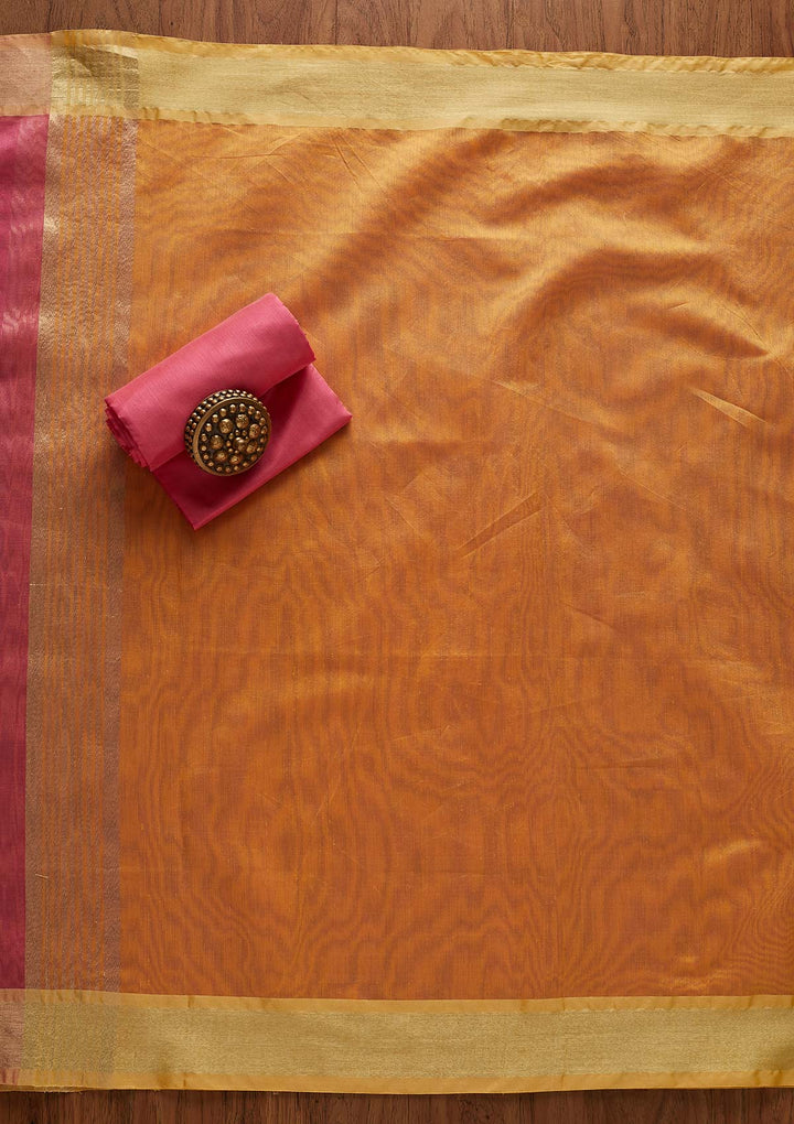 Pink Zariwork Brocade Designer Unstitched Salwar Suit - Koskii