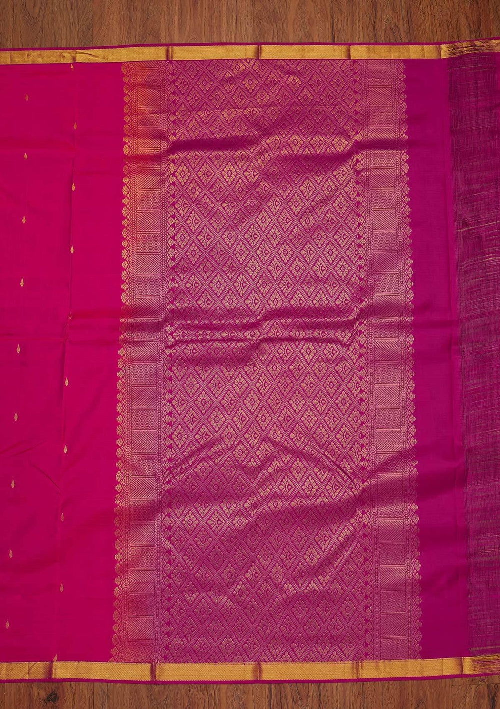 Pink Zariwork Pure Silk Designer Saree - koskii