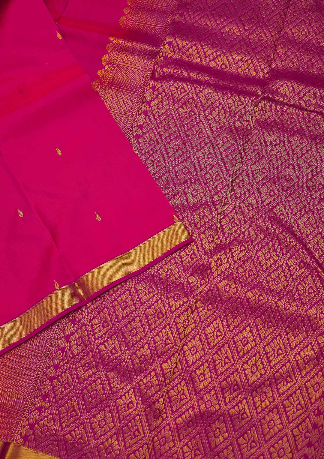 Pink Zariwork Pure Silk Designer Saree - koskii