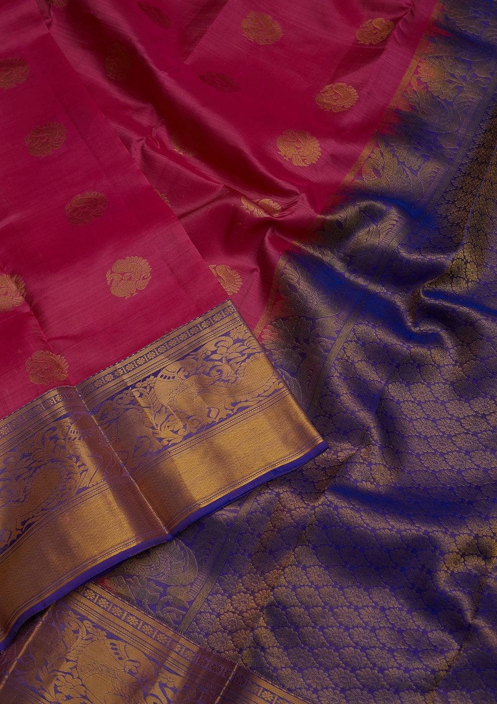 Pink Zariwork Pure Silk Designer Saree - koskii
