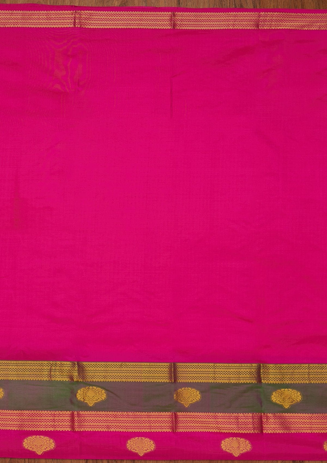 Pink Zariwork Pure Silk Designer Saree - koskii