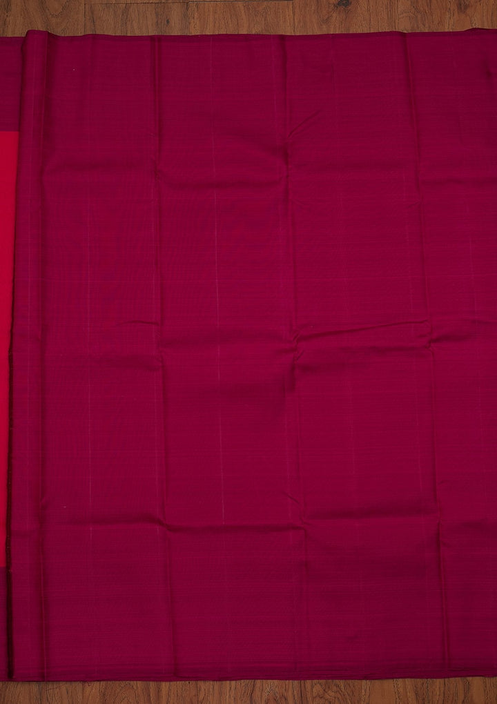 Pink Zariwork Pure Silk Designer Saree - koskii