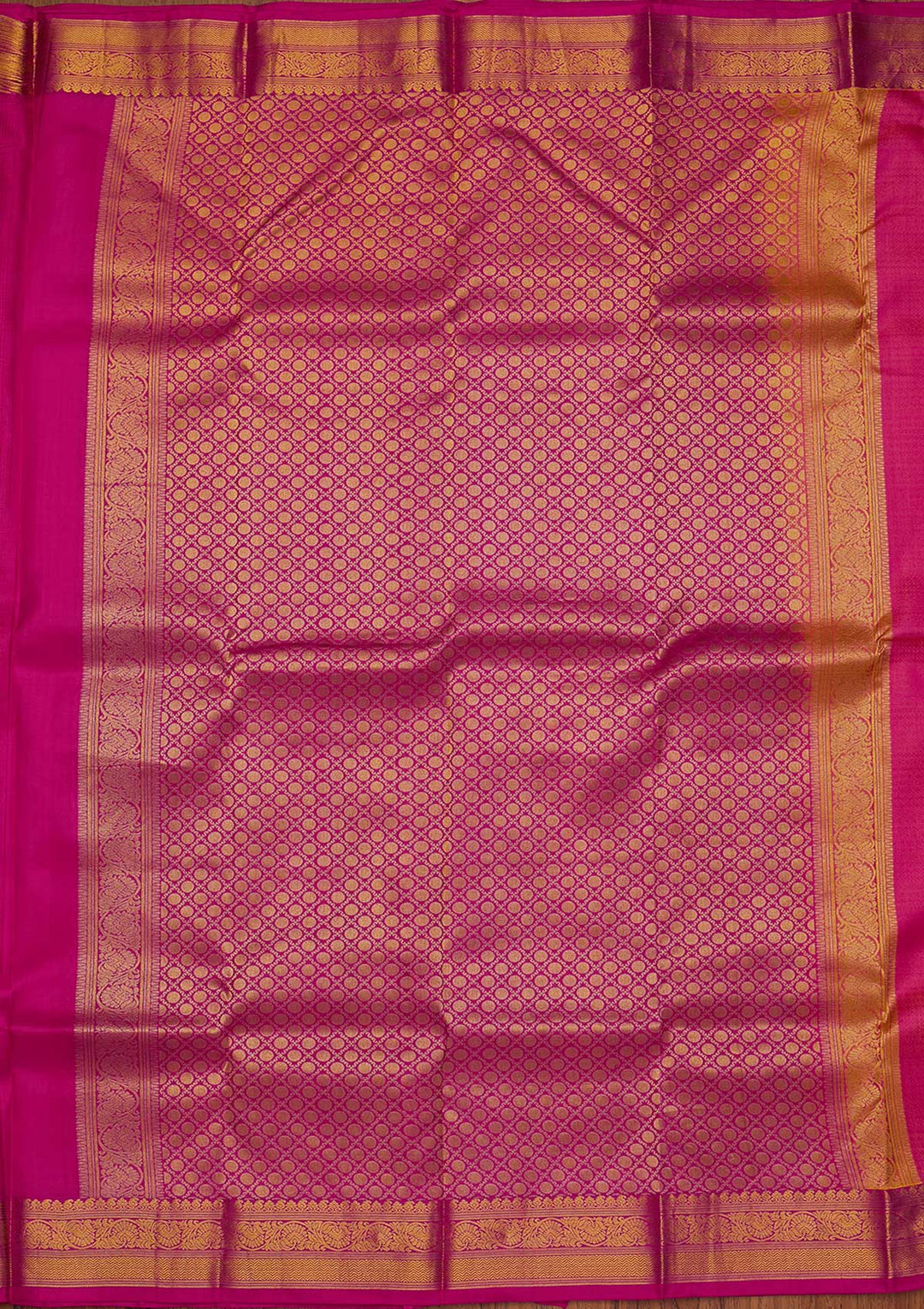 Pink Zariwork Pure Silk Designer Saree - koskii