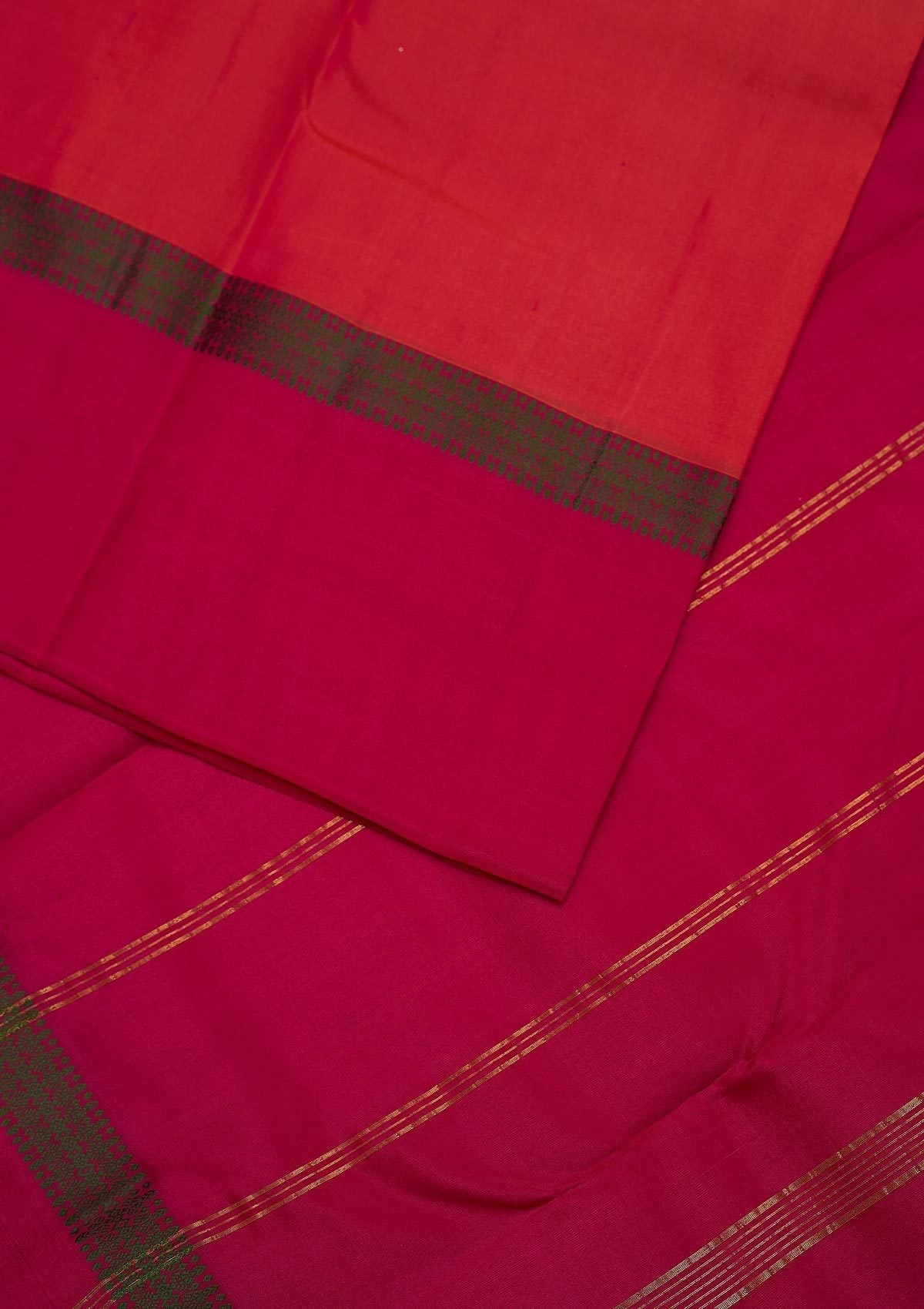 Pink Zariwork Pure Silk Designer Unstitched Saree - Koskii