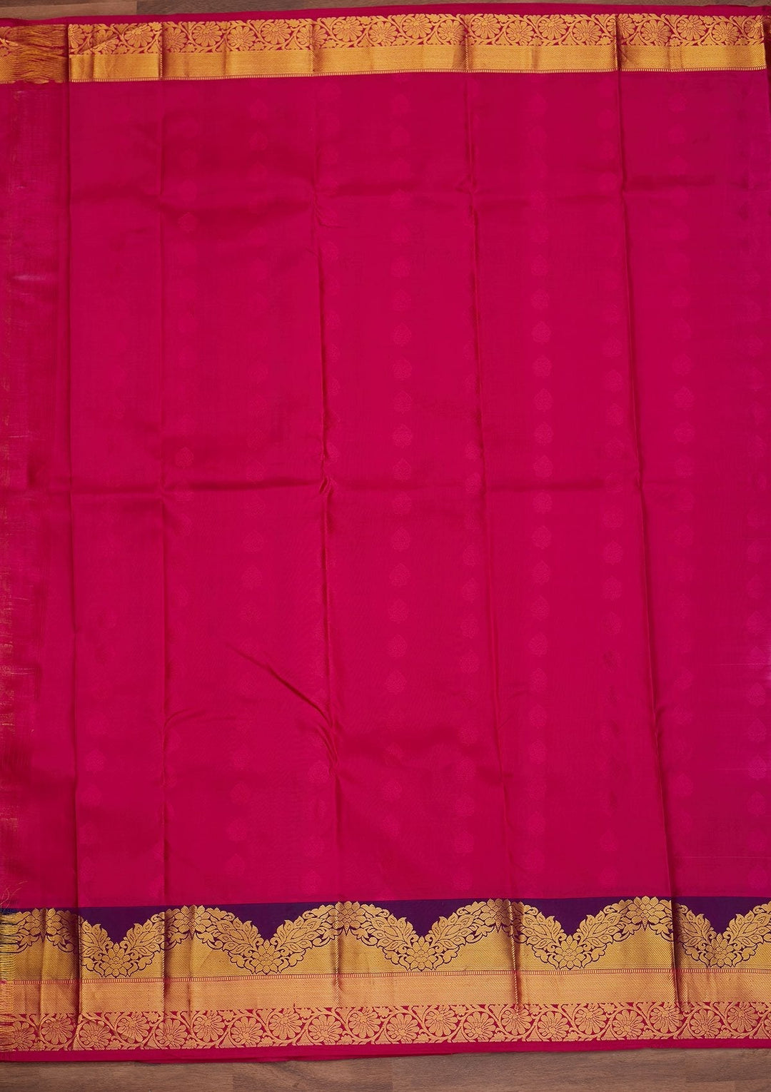 Pink Zariwork Pure Silk Designer Saree - Koskii