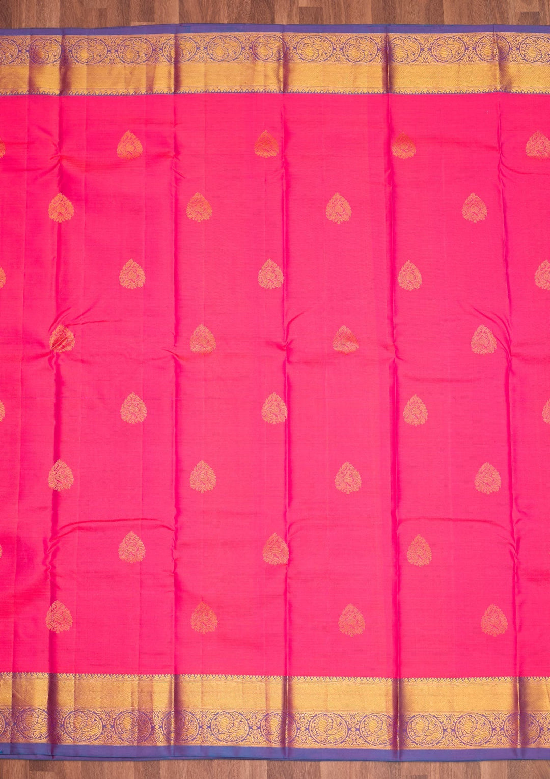 Pink Zariwork Pure Silk Saree - Koskii