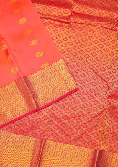 Pink Zariwork Pure Silk Saree - Koskii