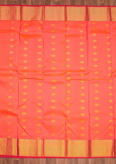 Pink Zariwork Pure Silk Saree - Koskii