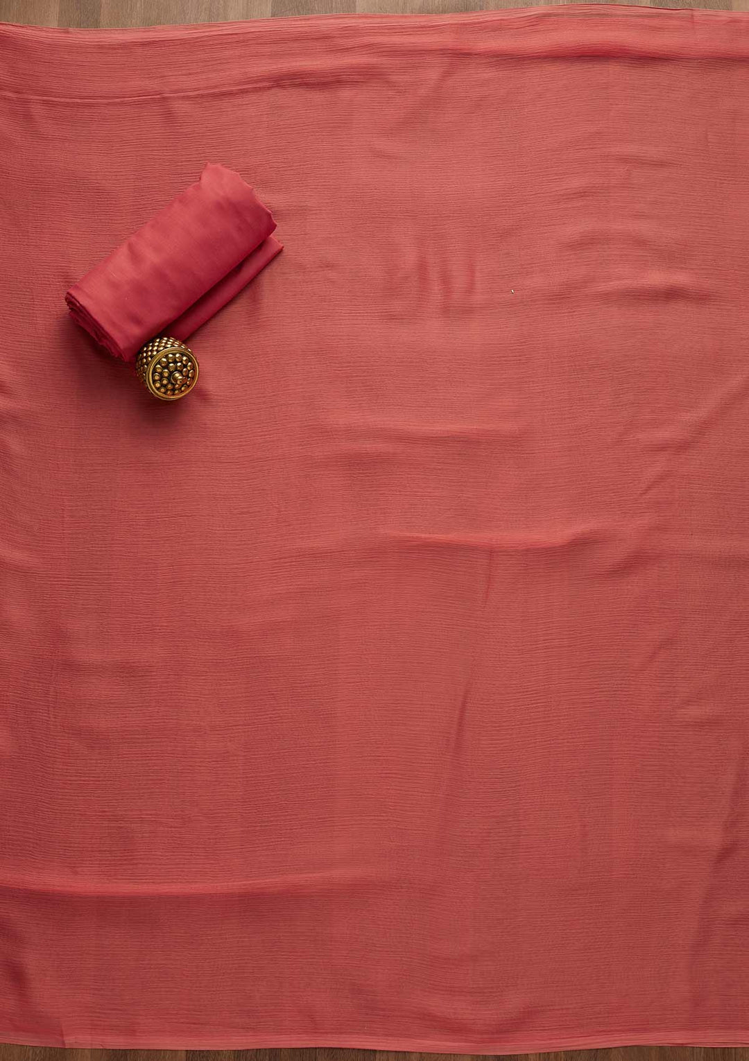 Pink Zariwork Semi Crepe Unstitched Salwar Suit-Koskii