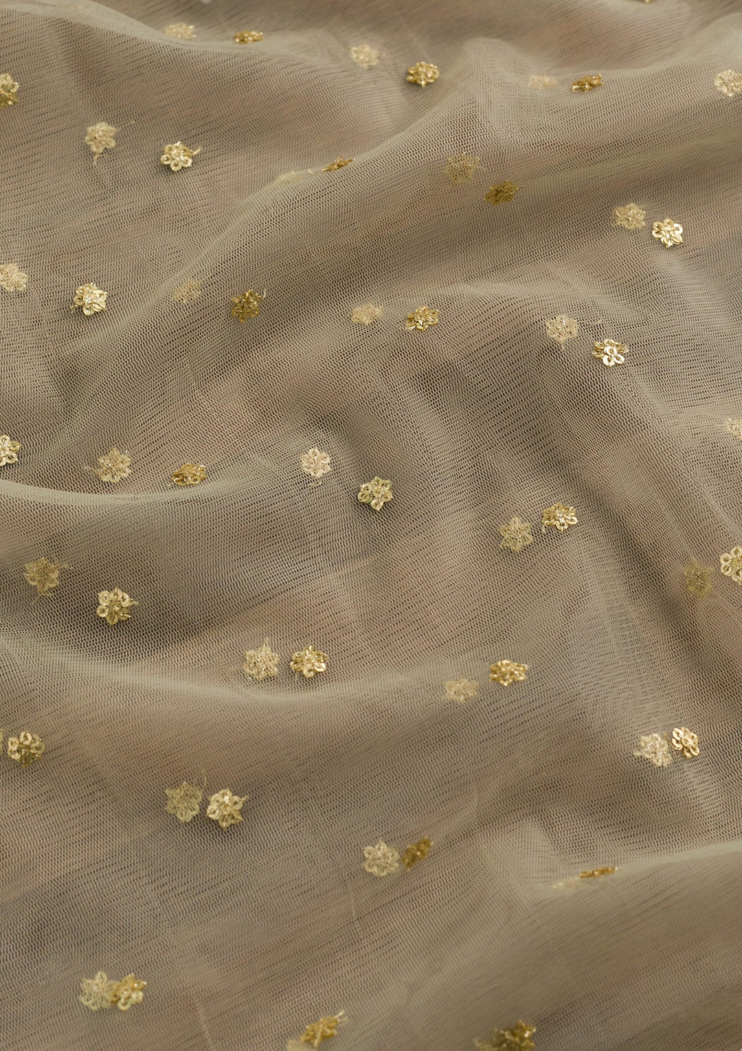 Pista Green Sequins Net Dupatta-Koskii