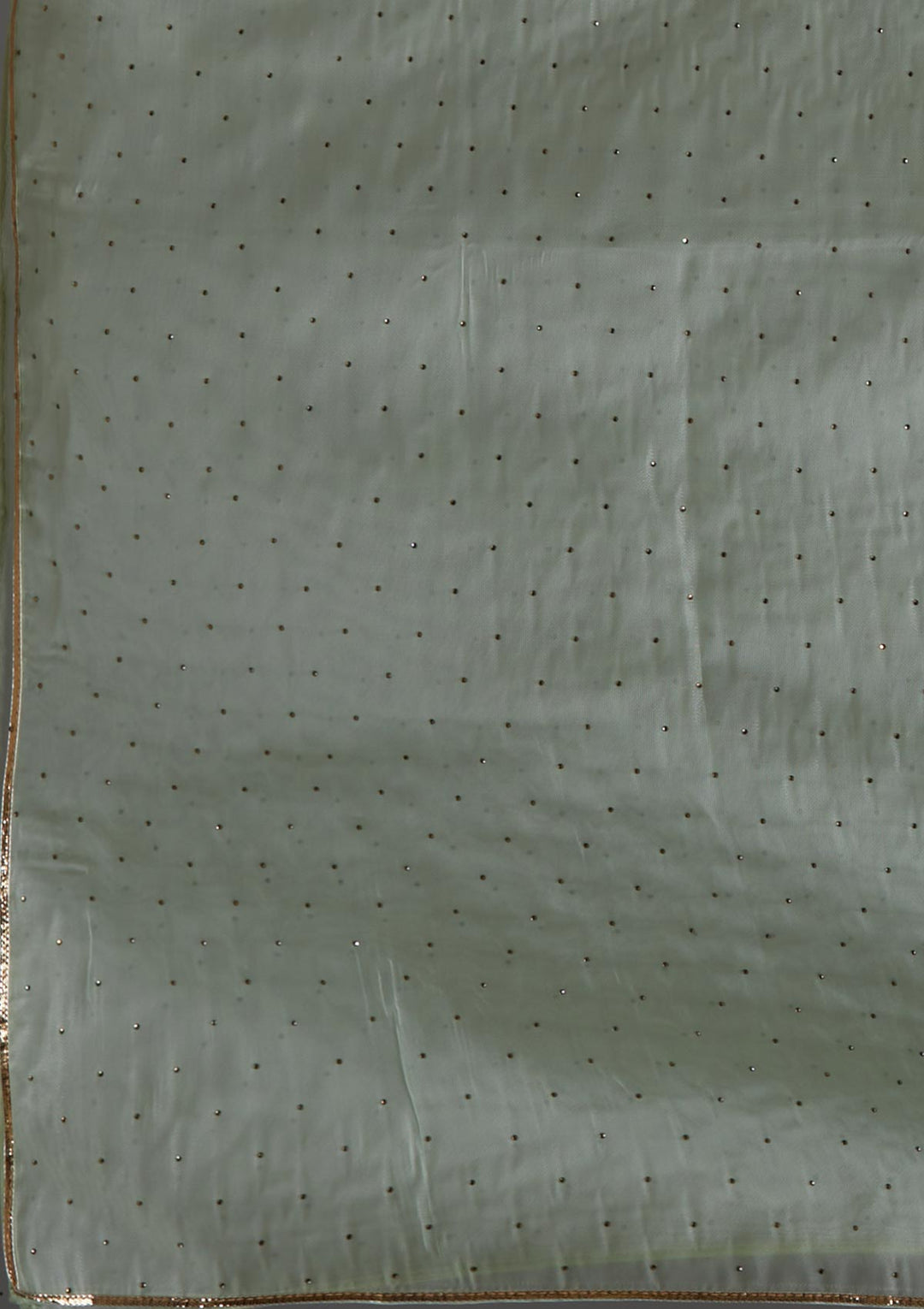 Pista Green Stonework Organza Designer Salwar Suit-Koskii